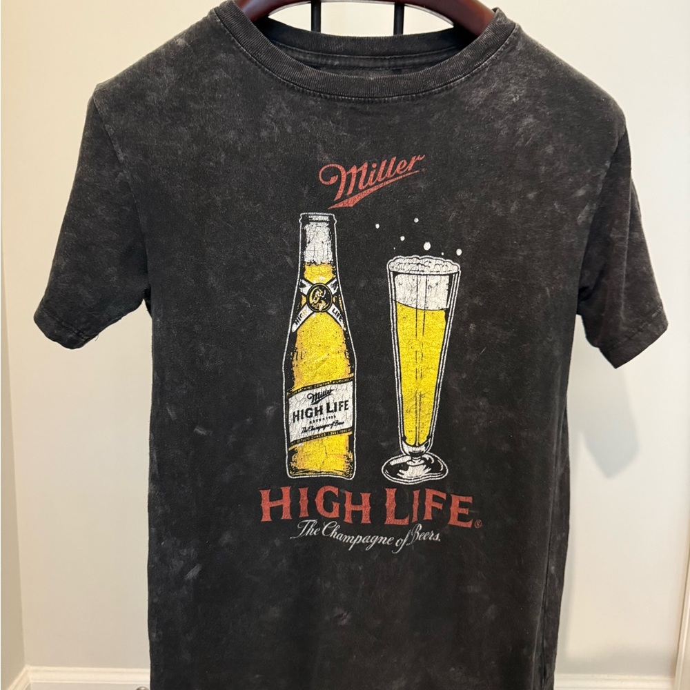 Miller High Life Black T-Shirt